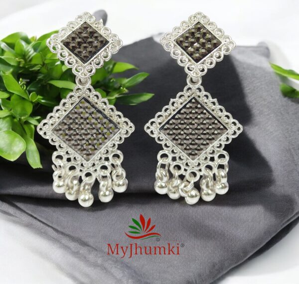 Oxidised Jhumka Earring For Women